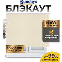 Рулонные шторы Sundays Home LM 168-03 100x160 (молочный)