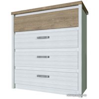 Комод Anrex Provence 4S (вудлайн кремовый-дуб каньон)