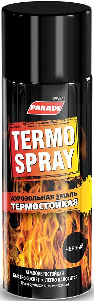 

Эмаль Parade Termo Spray аэрозольная 0.4 л (белый)
