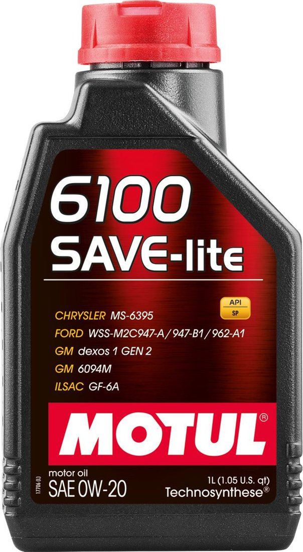 Моторное масло Motul 6100 Save-lite 0W-20 1л