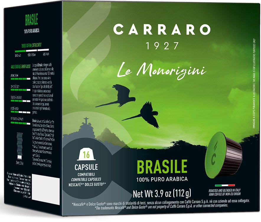 Кофе в капсулах Carraro Brasile Dolce Gusto 16 шт