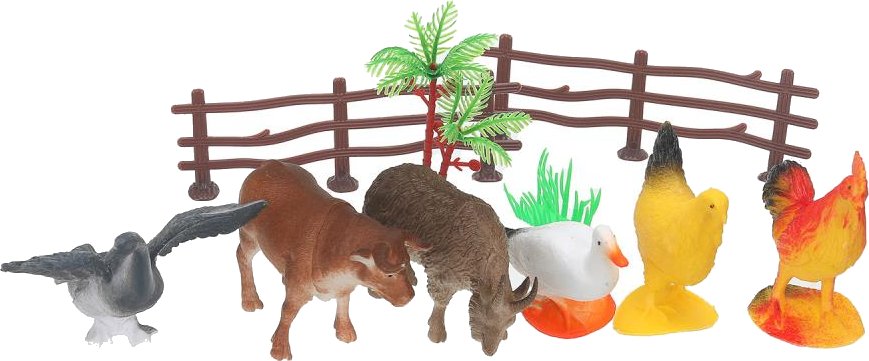 

Набор фигурок Рассказы о животных Домашние животные YG98435-R (6шт)