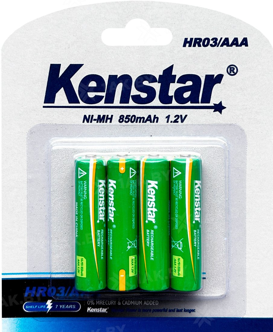 

Аккумулятор Kenstar HR03/AAA Ni-Mh 850 mAh BL-4