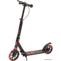 Двухколесный детский самокат Tech Team Delta 2023 (черный/крансый)