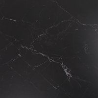 Кухонный стол Lepremo AV 2111 МДФ+керамика раздвижной 1200-1800x800 (черный матовый Shakespeare/черный)