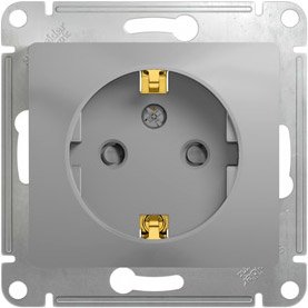 

Розетка Schneider Electric Glossa GSL000345 (алюминий)