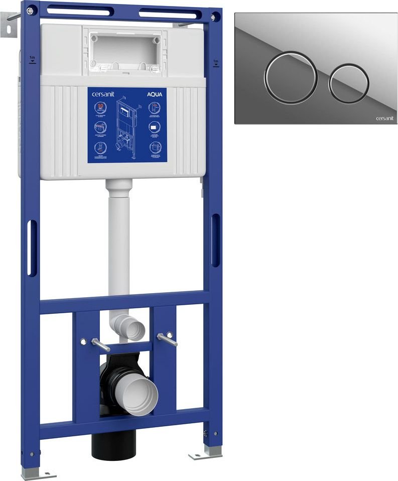 

Инсталляция для унитаза Cersanit Aqua Prime М 50 68179 с кнопкой Twins 63523 (кнопка хром глянцевый)