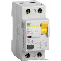 Устройство защитного отключения IEK ВД1-63 2Р 25А 30мА MDV10-2-025-030