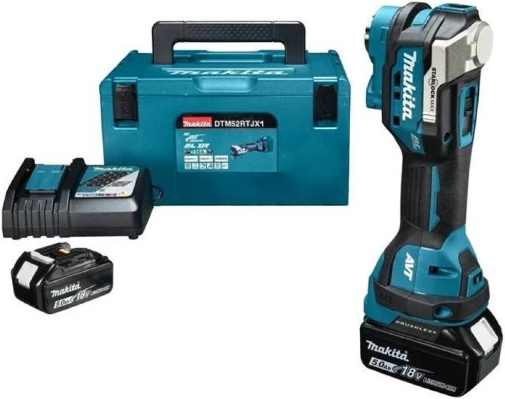 Реноватор Makita DTM52RTJX1 (с 2-мя АКБ, кейс)