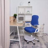 Детское ортопедическое кресло AksHome Swan (синий)