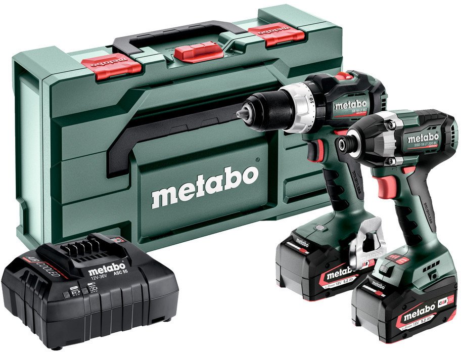 Metabo Combo Set 2.8.8 18V 685200000 (шуруповерт, винтоверт, 2 АКБ, кейс)