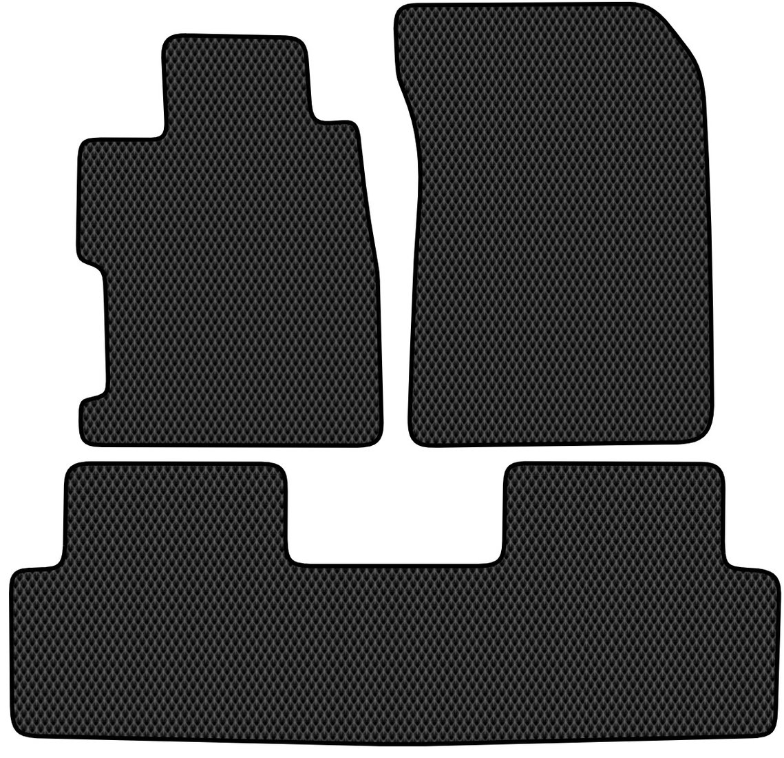 

Комплект ковриков для авто Alicosta Honda Civic IX (седан / FB) 2012 - 2015 (черный, ромб)