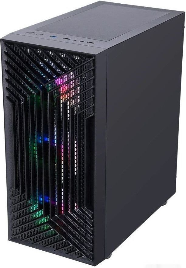 

Компьютер HAFF Ryzen 7 5700X 32GB 512 GB 4060Ti 8GB 750W HAFF Rush (черный)