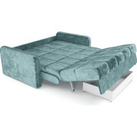 Диван Мебель-АРС Аккордеон Свег НПБ 180x200 (велюр мятный Plush OWV-27)