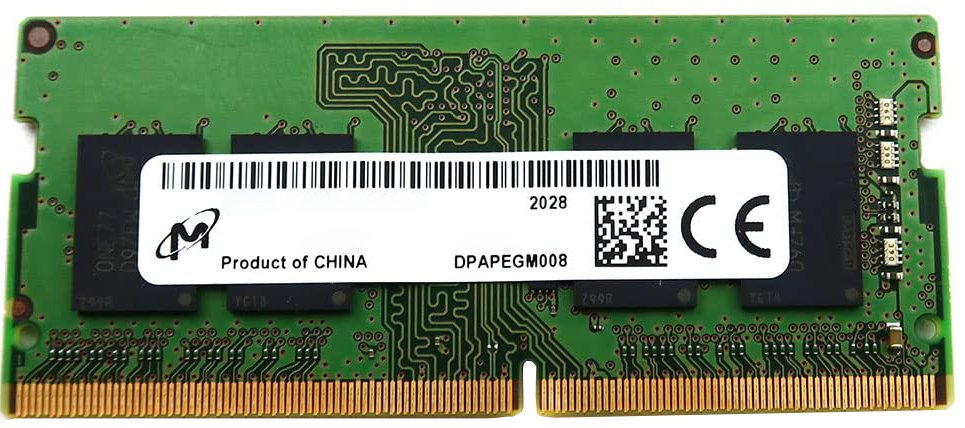 

Оперативная память Micron 8ГБ DDR4 SODIMM 3200 МГц MTA8ATF1G64HZ-3G2R1