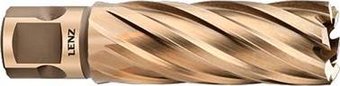 Сверло корончатое Lenz 24х55мм, HSS-XE/с покрытием, W19/Nitto
