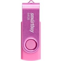 USB Flash SmartBuy Twist 64GB (розовый)