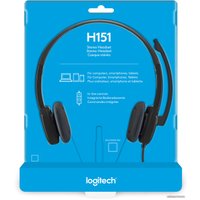 Офисная гарнитура Logitech Stereo Headset H151