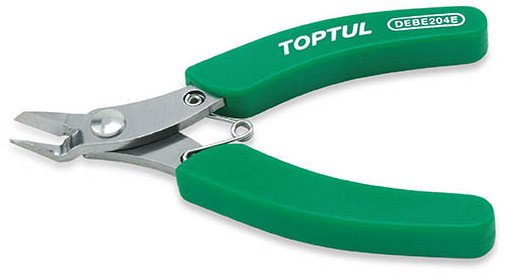 Кусачки боковые (бокорезы) Toptul DEBE204E