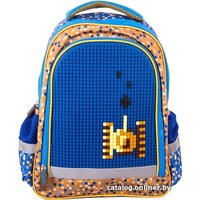 Школьный рюкзак Gulliver Школьный с пикси-дотами (синий)