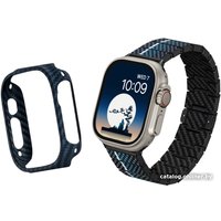 Браслет Pitaka Poetry of Things ChromaCarbon для Apple Watch (38/40/41/42/44/45/49 мм, moon)