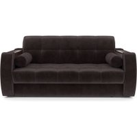 Диван Мебель-АРС Аккордеон Барон №3 ППУ 155x200 (бархат шоколадный Star Velvet 60 Coffee)