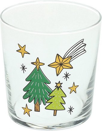 Стакан для воды и напитков Tognana Natale Happy Xmas Елка NT55733M241_5
