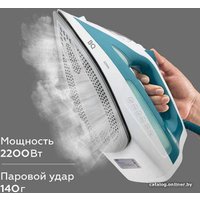 Утюг BQ SI1009 (белый/бирюзовый)