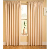 Комплект штор ИП Романович Е.Ю. Светонепроницаемые блэкаут на ленте 1.5x2.8 м (крем, 2 шт)