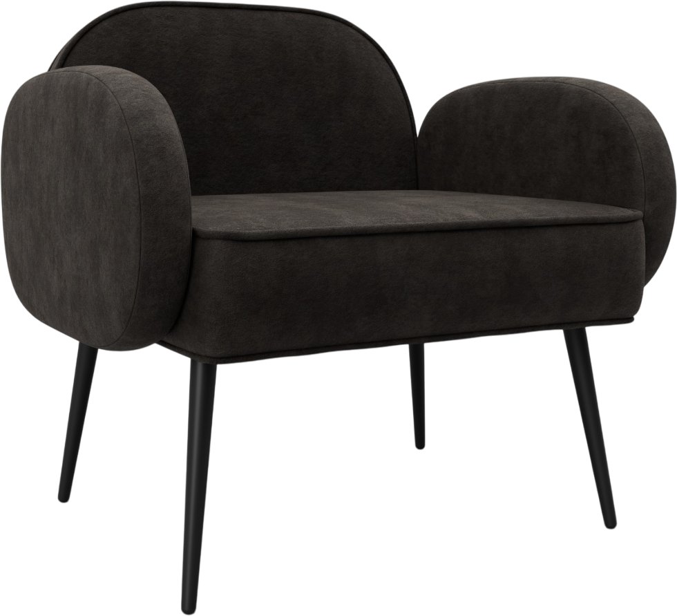 

Интерьерное кресло Лига диванов Лига-086 132445 (велюр Brut 17 коричневый)