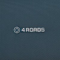 Чемодан-спиннер 4 ROADS 6310-L 77 см (темный петролеум)