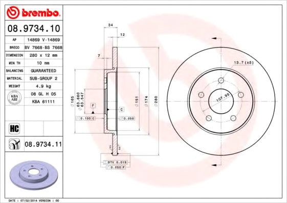 

Brembo 08973411
