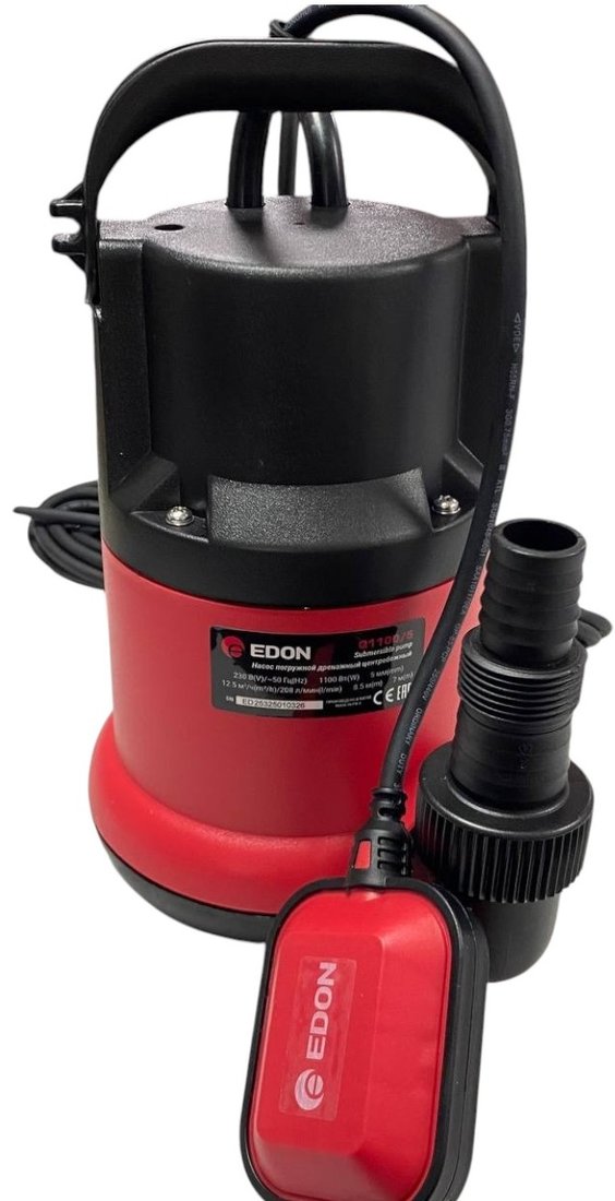 

Дренажный насос Edon Q1100/5