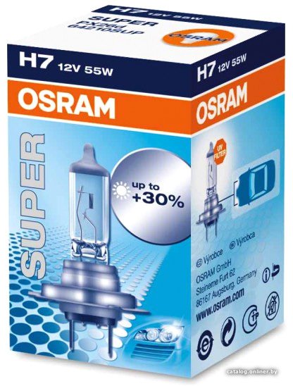 Галогенная лампа Osram H7 Super 1шт [64210SUP]