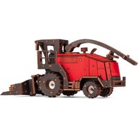 Сборная модель Eco-Wood-Art Кормоуборочный комбайн FS80 PRO с жаткой ЖКС-4.5