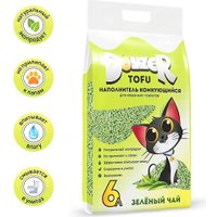 Наполнитель для туалета Doyzer Tofu Зеленый чай 6 л