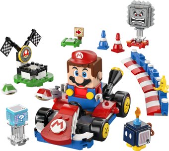 Конструктор LEGO Super Mario 72043 Марио Карт — Интерактивная фигурка LEGO Марио и Стандартный Карт