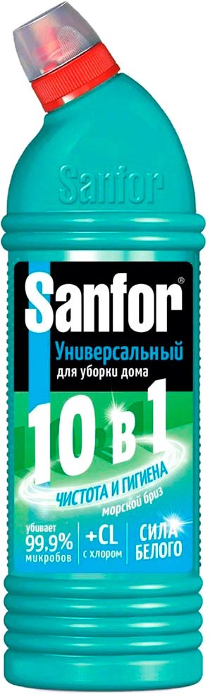

Средство для керамической плитки Sanfor Universal 10 в 1 Морской Бриз 1 л