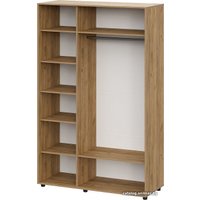 Шкаф распашной SV-Мебель Милан 00-00108395 (дуб золотой/белый/белый матовый)