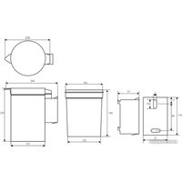 Мусорное ведро Bemeta 125115051a