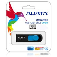 USB Flash ADATA DashDrive UV128 128GB (черный/синий)
