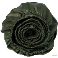 Простыня Loon Сатин 160x200 (темно-зеленый)