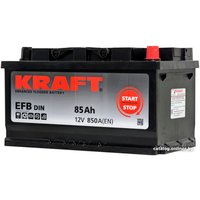 Автомобильный аккумулятор KRAFT EFB R+ (85 А·ч)