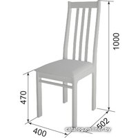 Обеденная группа Чепецкая Мебельная Фабрика №16 Ст03Б1 (венге/валенсия+ 4 стула С36 венге/аполло линен)