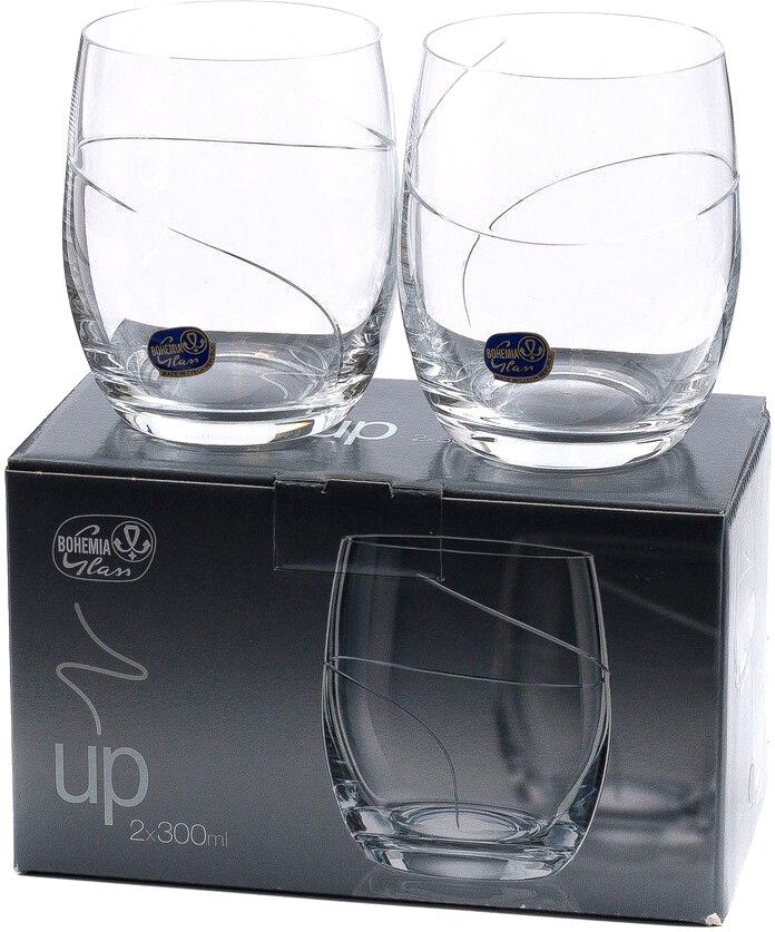 

Набор стаканов для воды и напитков Bohemia Crystal Up 25180/LB/BR071/300