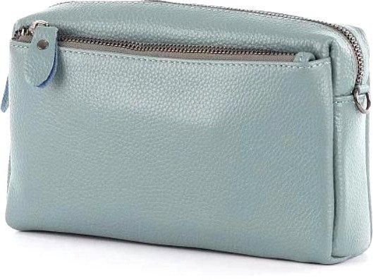 Женская сумка Poshete 886-60071A1-BLU (голубой)