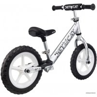 Беговел JetCat 12 Sport SLT EVA (серебристый, белые колеса)