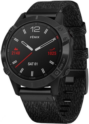 Garmin Fenix 6 Sapphire (черный DLC)