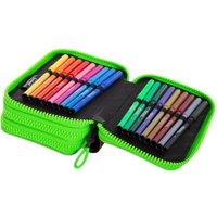 Пенал CoolPack City Jungle C67199/F (зеленый/коричневый)