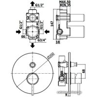 Смеситель Paffoni Light LIG015NO